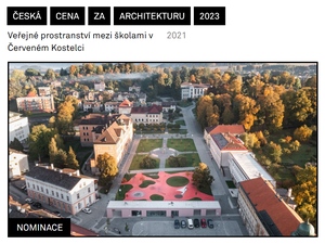 Prostranství mezi školami bylo nominováno na Českou cenu za architekturu