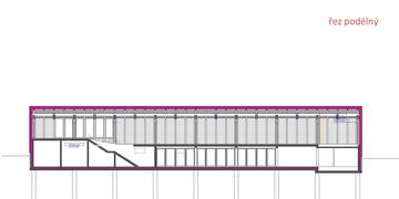 STUDIE - řez podélný