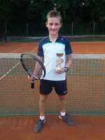 Davča Špelda na turnaji v Lázních Bělohrad